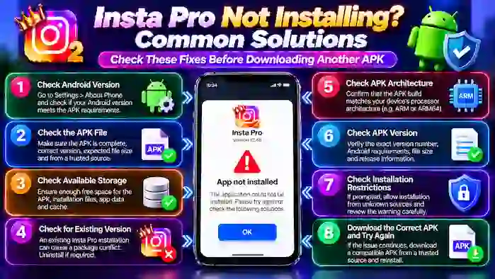 Insta Pro Not Installing on an Old Android Phone